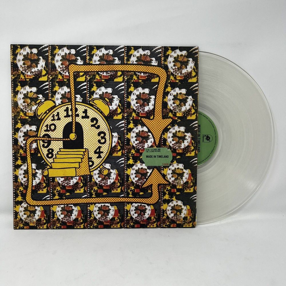 New King‎ Gizzard And The Lizard Wizard MADE IN TIMELAND Silver Platter Vinyl LP